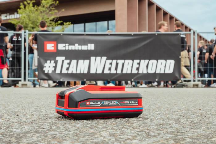 Récord Guinness de Einhell: 1 Batería para 300 Herramientas