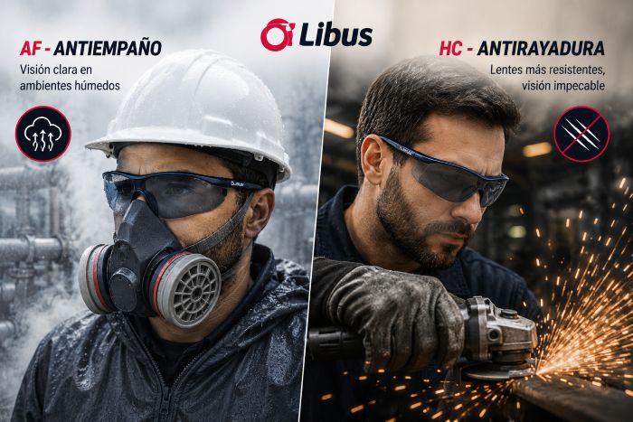 Antiempaño o antirayadura: ¿qué tratamiento necesita tu lente de seguridad