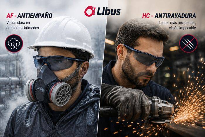 Antiempaño o antirayadura: ¿qué tratamiento necesita tu lente de seguridad?