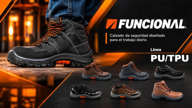 Línea PU/TPU de Funcional: protección, confort y tecnología para el trabajo diario