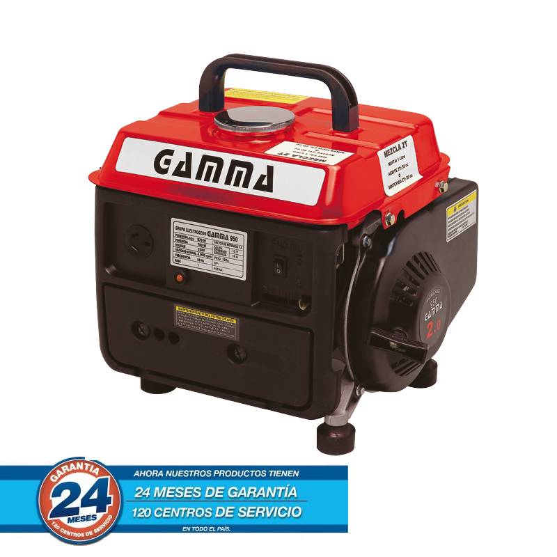 Grupo Electrogeno 0.95Kva 2T 2Hp 950W A/M Monof -- Gamma **