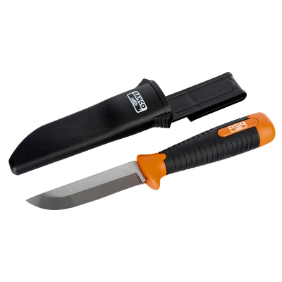 Cuchillo Formon Alta Resist. Hoja Curva 25Mm C/Funda Bahco 2449