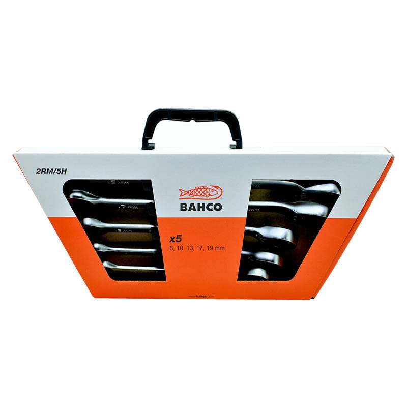 Juego De Llaves Combinadas Con Crique Metricas 5 Piezas Bahco 2Rm/5H