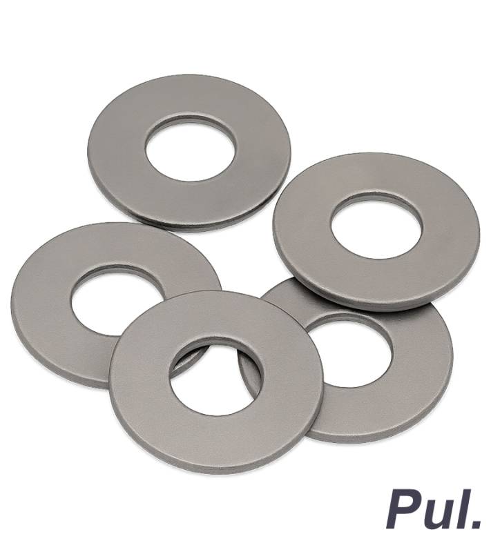 Arandelas Planas De Zinc X Un.