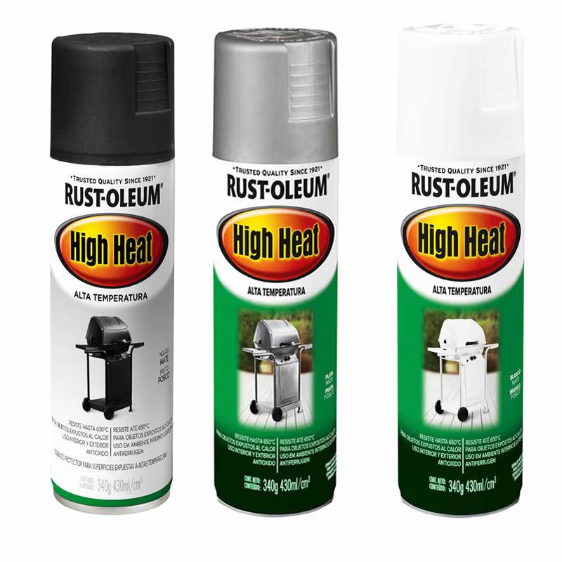 Pinturas Alta Temp. En Aerosol 340Gr Rust-Oleum