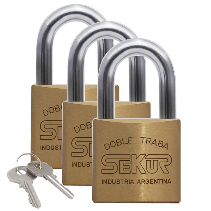 Candado De Bronce Igual Cerradura Sekur