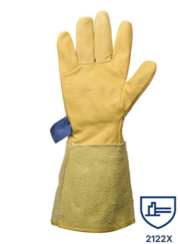 Guantes Vaqueta P/Desc. Argonista Dp