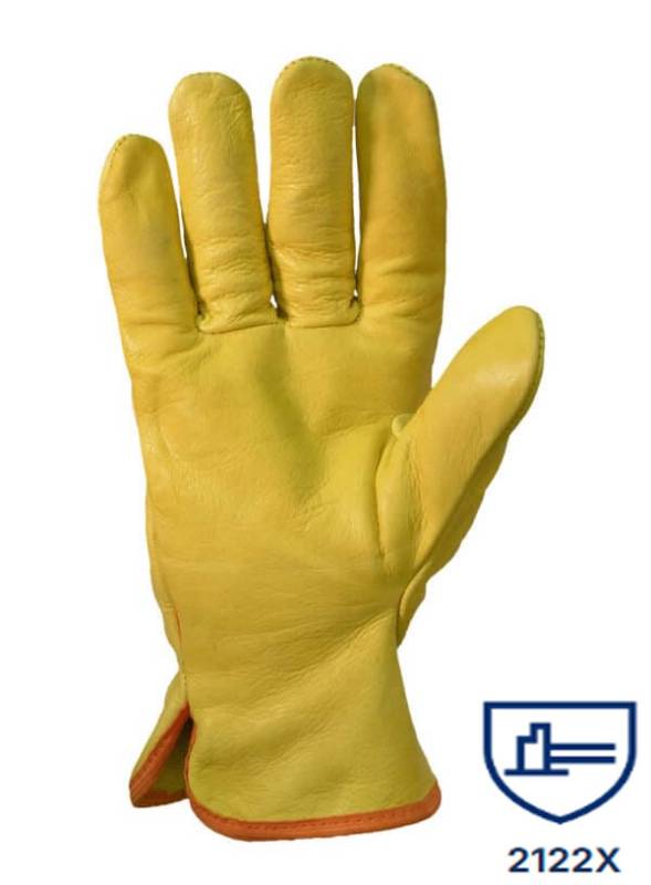 Guantes Semi Paseo Vaqueta Elast. Premium T-10 Dp