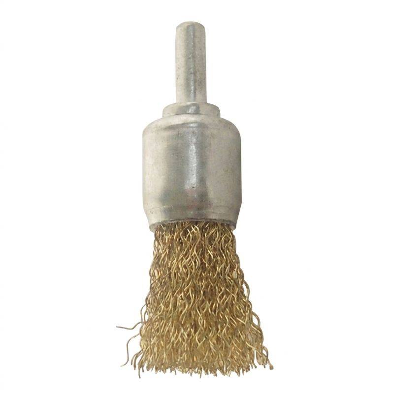 Cepillo P/Taladro 25Mm Descarbonizador Rizado -- Experto