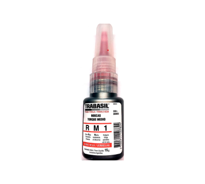 Adhesivo Rojo Rm1 15 Grs Bajo Torque -- Trabasil