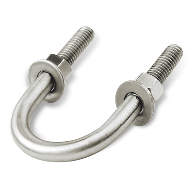 Abrazadera U-Bolt 304 168.3 Mm Con Tuercas Y Arandelas