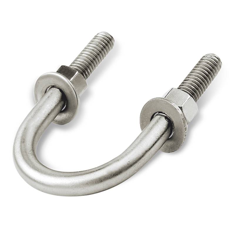 Abrazadera U-Bolt 304 168.3 Mm Con Tuercas Y Arandelas