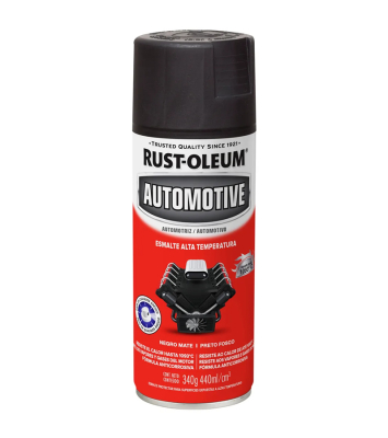 Pintura En Aerosol Alta Temp 1093°C Negro Mate 340Gr Rust-Oleum