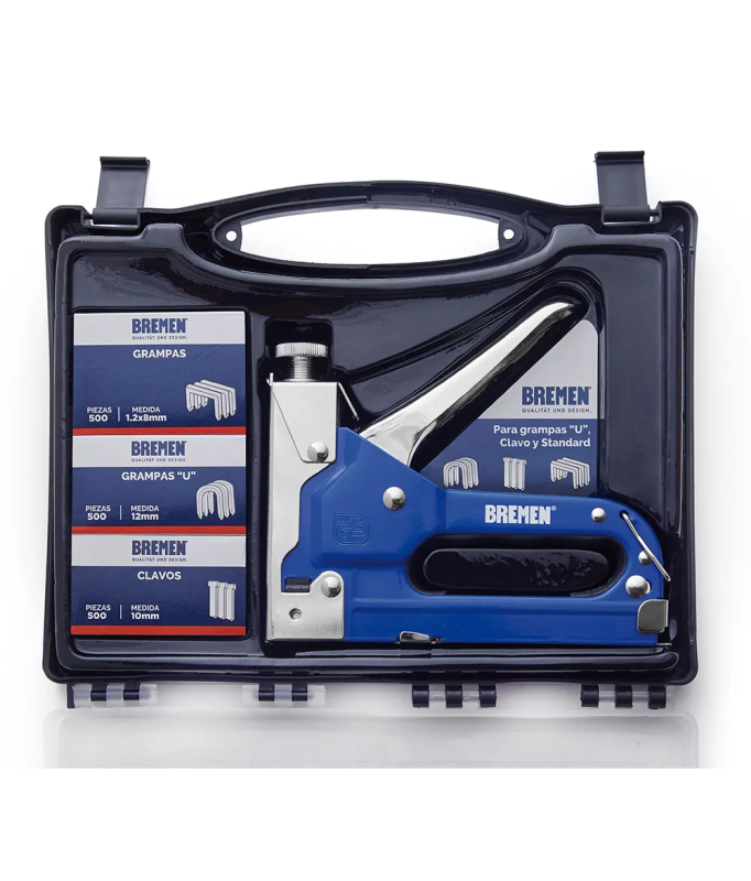 Engrampadora Manual Profesional Triple Bremen