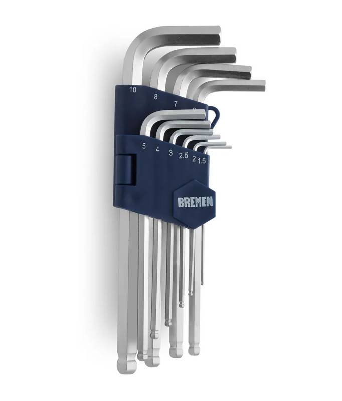 Juego De Llave Allen Punta Bola Mm (10 Pzas) Bremen