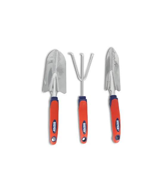 Juego De Jardineria 3 Pzas Palas + Rastrillo Bremen