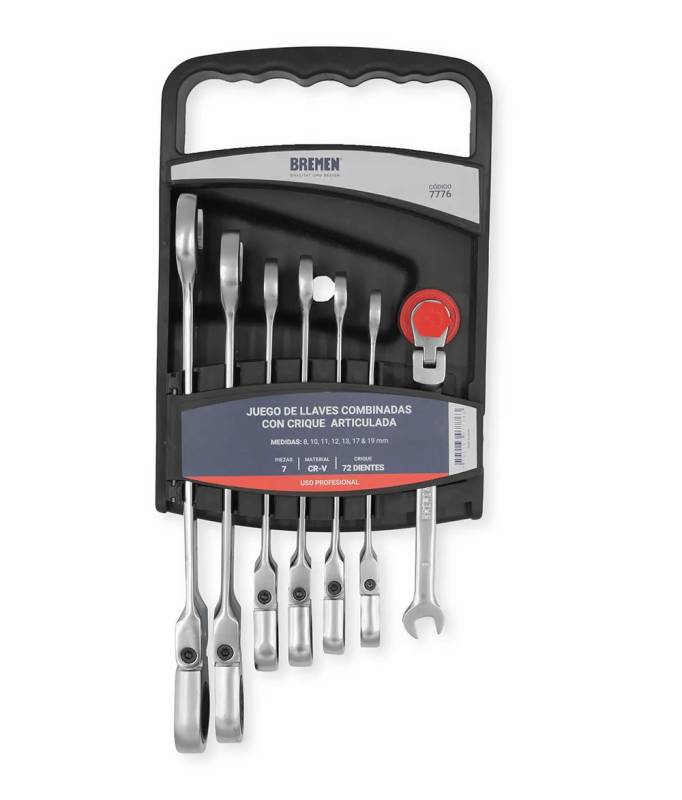 Juego De Llaves Combinadas C/Crique Art (Mm 7 Pzas) Bremen