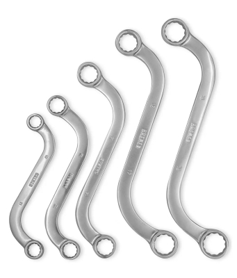 Juego De Llaves Estriadas Curvas Tipo S (5 Pzas) Bremen