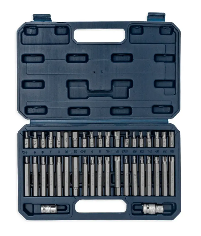 Jgo. Puntas Torx/Allen/Multi Estria 40 Pz. Bremen