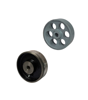 Ruedas De Hierro Sueltas C/Eje Liso