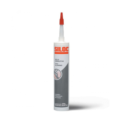 Cartucho 300Gr Sella Canaletas Gris -- Siloc