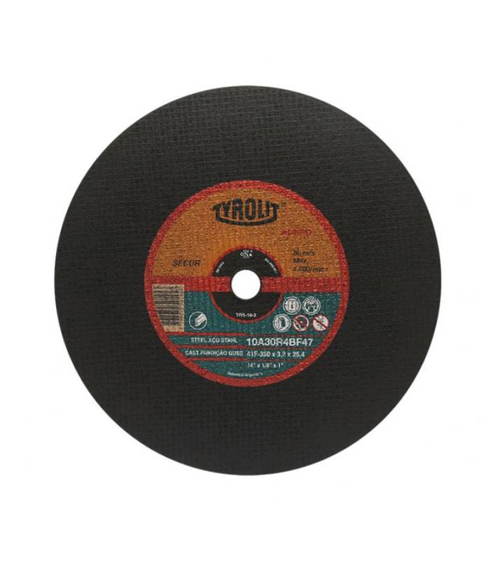 Discos Abrasivos P/Sensitiva Óxido/Alum. Tyrolit