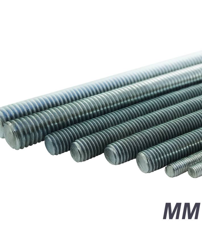 Varillas Roscadas De Zinc Milimétricas