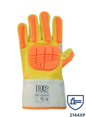 Guantes Americano Vaqueta C/Ref. C/Tpr Anti-Impacto T-10 Dp