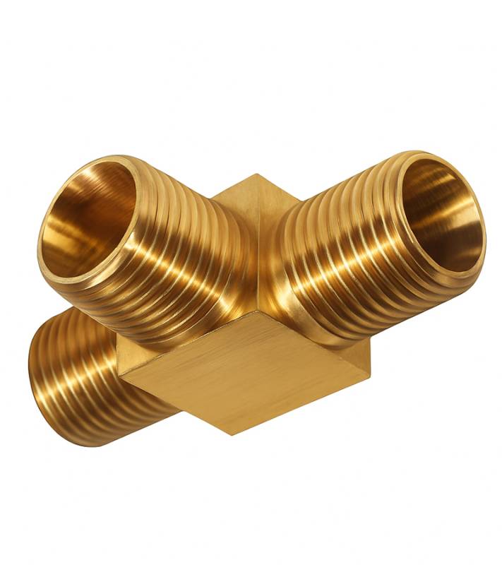 Tee De Bronce C/Rosca Central 517-2 Bsp