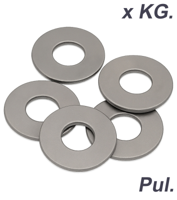 Arandelas Planas De Zinc X Kg.