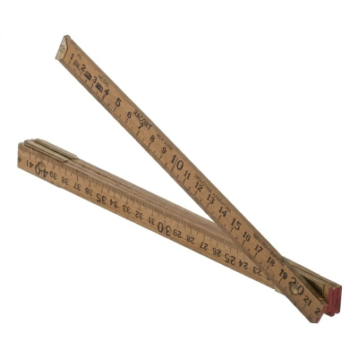 Metro De Madera 1Mt Simple -- Racord