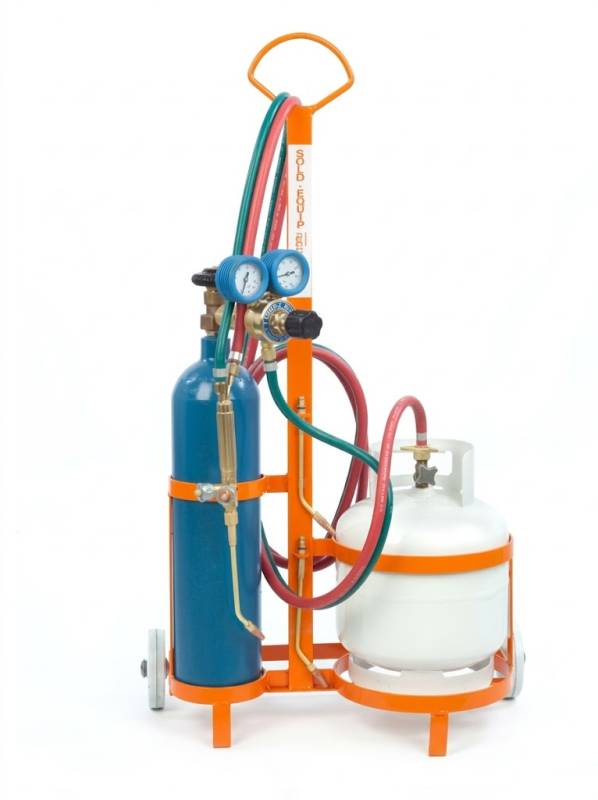 Equipo Sold. Tubo 1 M3 Oxigeno / Garrafa 3Kg Propano -- Duplex