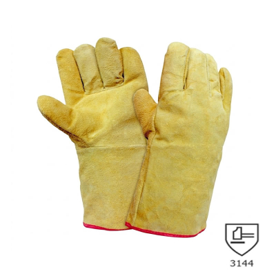Guantes Soldador Puño Largo Forrado (Guata) T-10 Segod