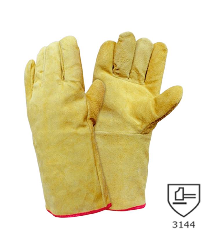 Guantes Soldador Puño Largo Forrado (Guata) T-10 Segod