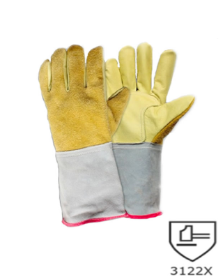 Guantes De Vaqueta/Desc Largo T 10 - Segod