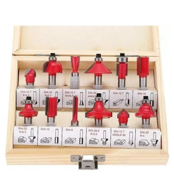 Juego De Fresas P/Router 12 Pzas -- Ruhlmann 001219