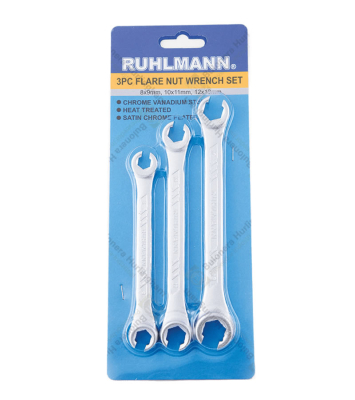 Juego De Llaves Combinadas Mm P/Freno (3 Pzas) -- Ruhlmann 000118