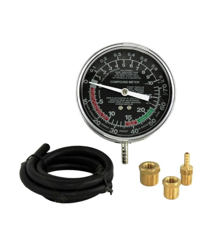 Mano Vacuometro Combustible P/Taller -- Ruhlmann 01300