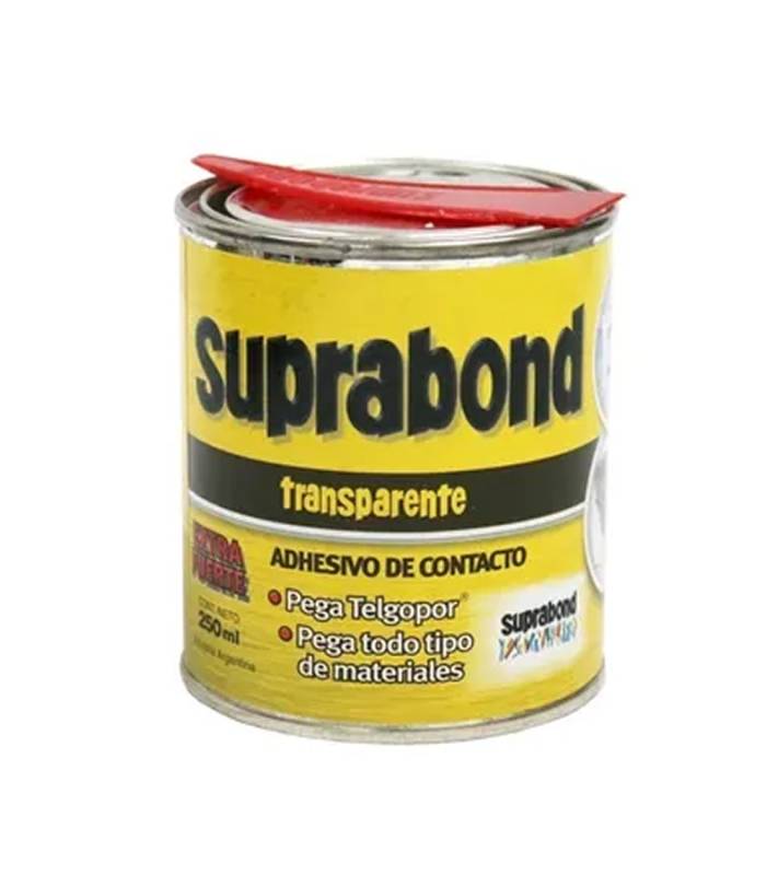 Lata Adhesivo De Contacto Transp.(225Gr./250Ml.) Suprabond