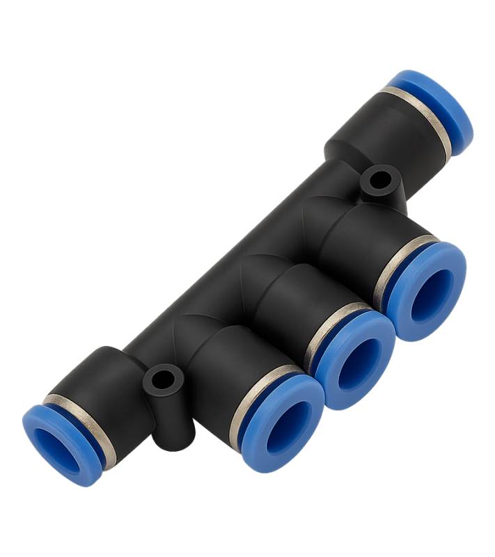 Distribuidor 5 Lados C/Conexión Automát. Plast. Alnat