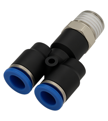 Bifurcación R.macho C/Conex.automat. Plast. Alnat