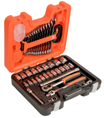 Juego De Bocallaves Y Llaves Enc.1/2 Metrico 40 Piezas  Bahco -- S400