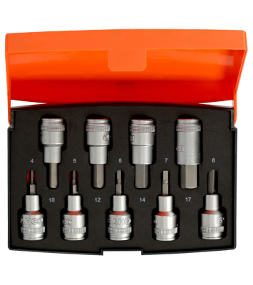 Juego De Bocallaves Allen Enc.1/2  Bahco -- S9Hex