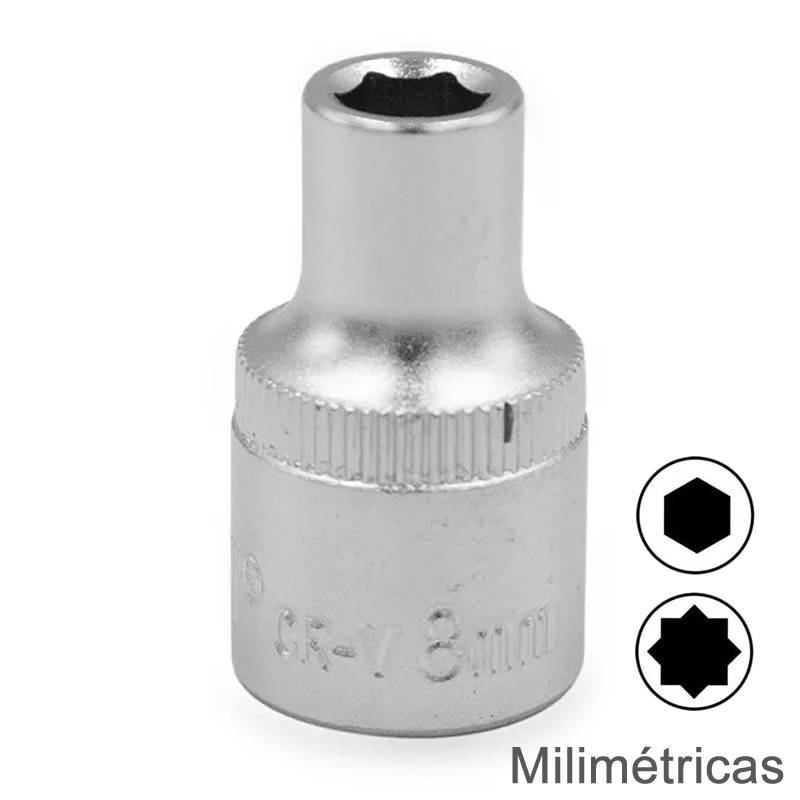 Bocallaves Metricos Encastre 1/2 Bremen