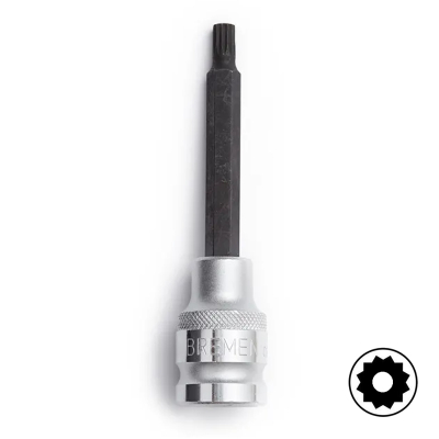 Bocallaves Multi Estria Tamper Encastre 1/2