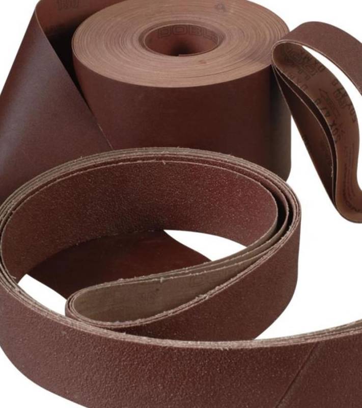 Rollo Tela Esmeril En Cinta Fenobond Ox/Alu 35Mm X 25 Mt. Doble A