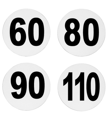 Carteles Reflectivos Velocidad Máxima  Diamante