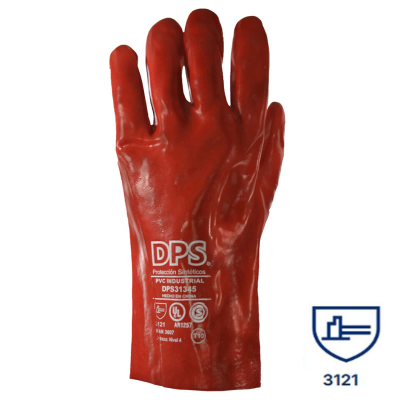 Guantes Pvc Rojo T-10 Varios Largos Dps