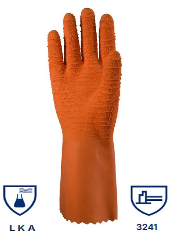 Guantes Jersey Baño Comp. Látex Rugoso Pesado Dps