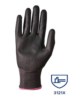 Guantes Max.sensibilidad Táctil S/Cost. C/Pu Negro Dps